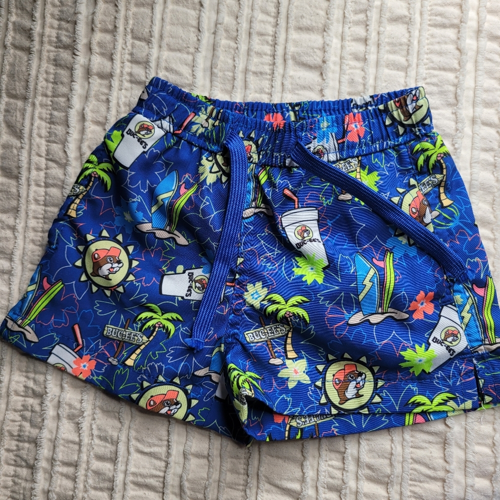 Boys Buc-ees swim trucks 6-9 months